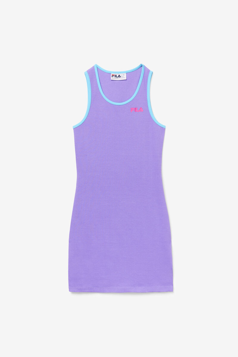 Women's Fila Mattea Dress Dresses Purple / Pink / Blue | 7DVcdXNWGdl