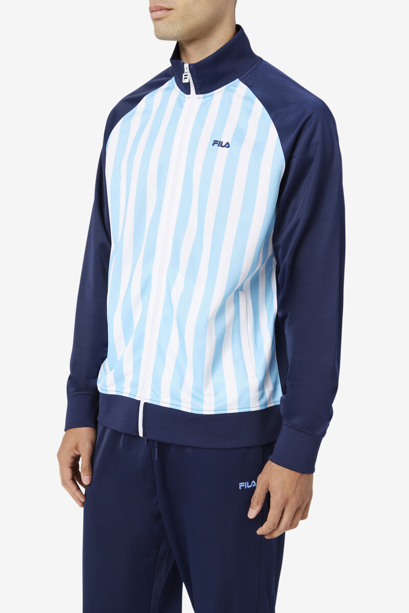 Men's Fila Argentina Track Jacket Tracksuits Navy / White | hDi7FSkWCIq