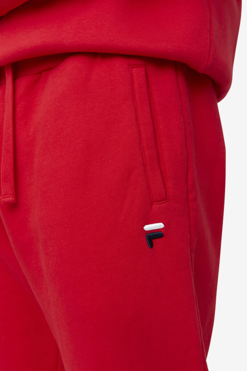 Men's Fila Batul Jogger Pants Red | 8BAZmuQvXDs