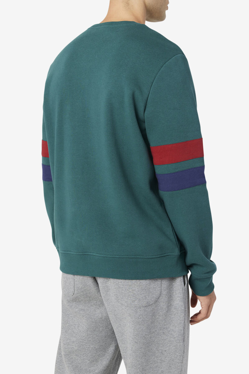 Men's Fila Faneel Crew Sweatshirts Navy | nI89wgyiRNJ