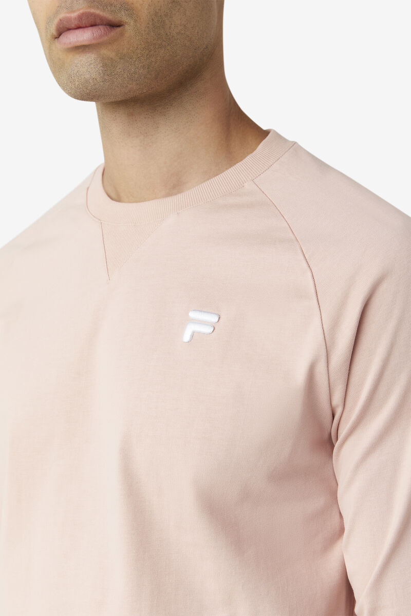 Men's Fila Flynn Long Sleeve Shirt Rose | CfP3BSfGHQj