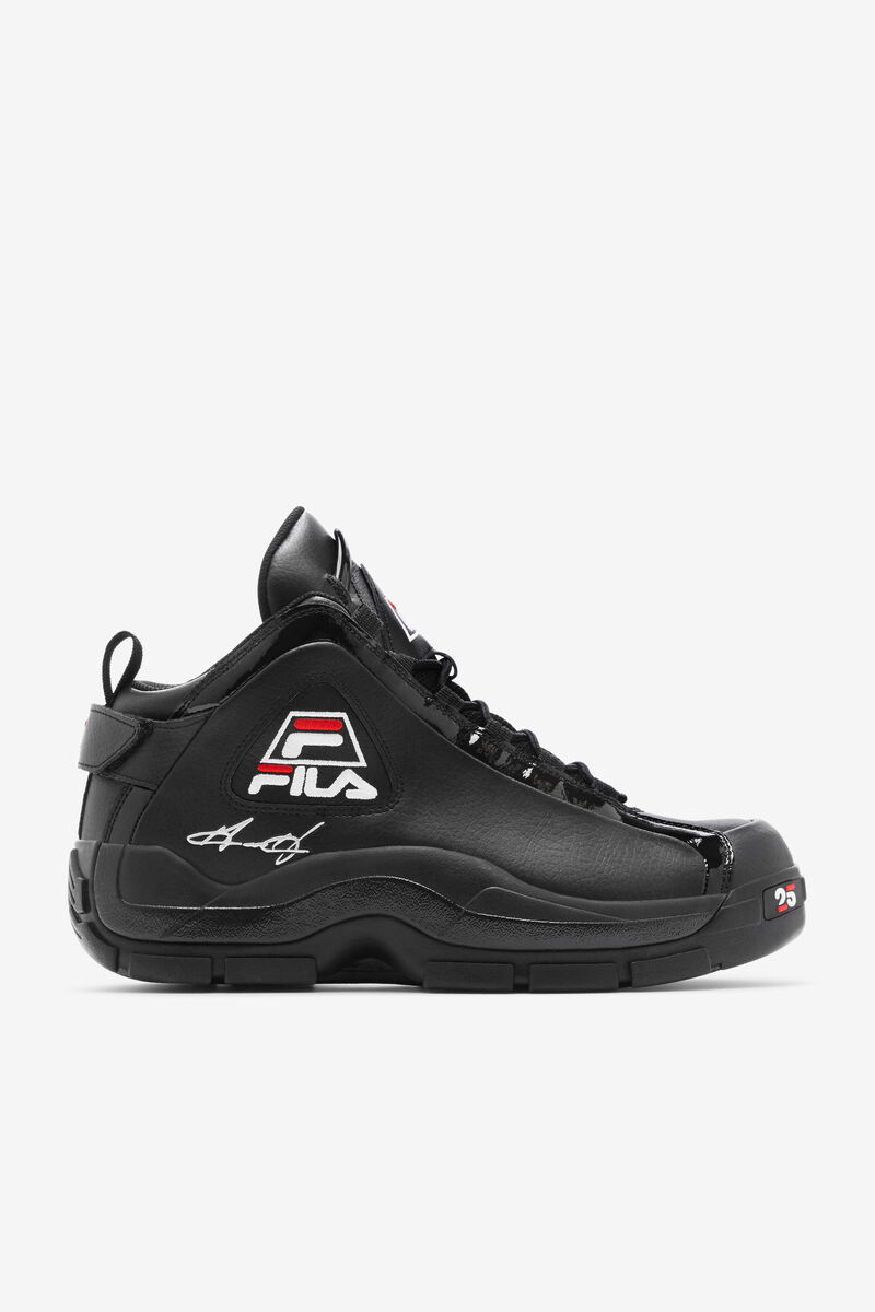 Men\'s Fila Grant Hill 2 Shoes - 25th Anniversary Edition | Fila Sneakers Black / White / Red | HghSm