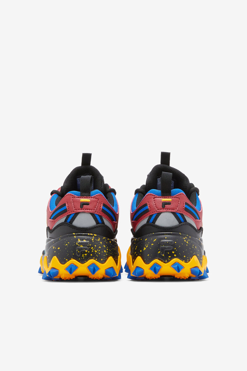 Men's Fila Oakmont Tr Running Shoes Black / Red / Royal Blue | LXScRx4gCBJ