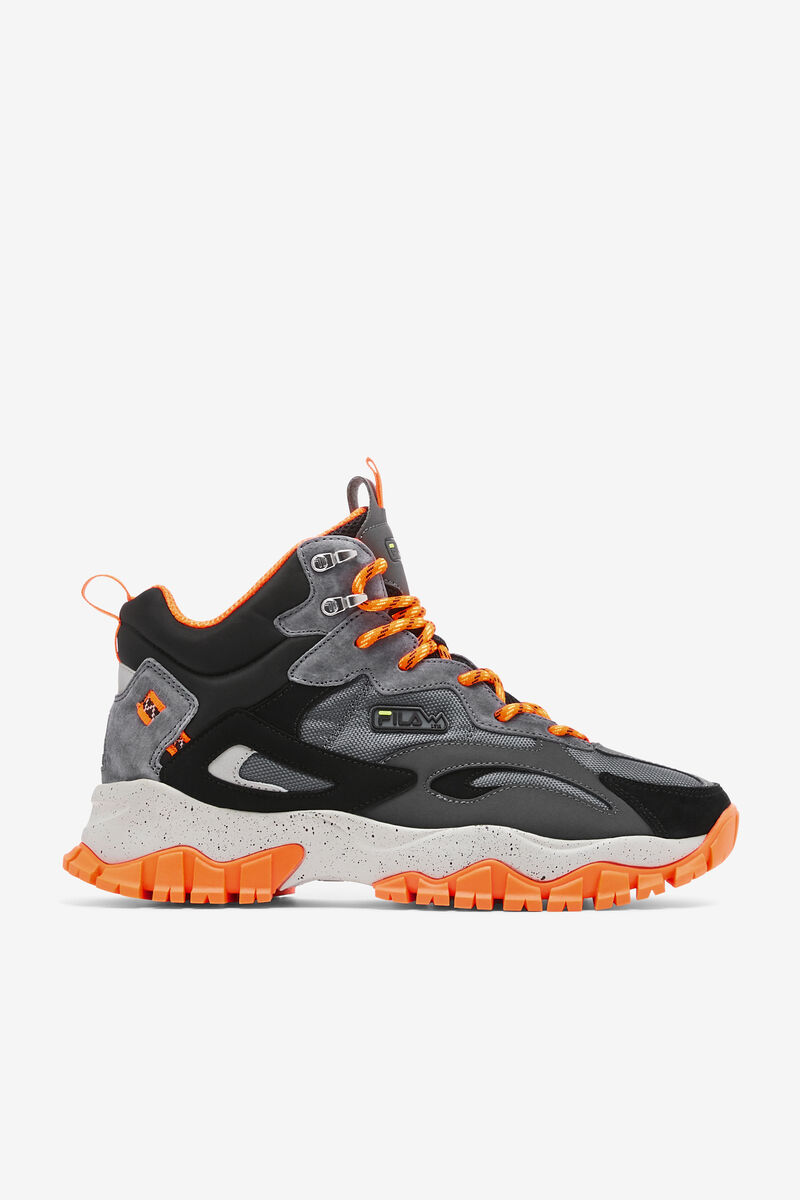 Men\'s Fila Ray Tracer Tr 2 Mid Fashion Boots | Fila Sneakers Black / Orange | oVdWb22nYI9