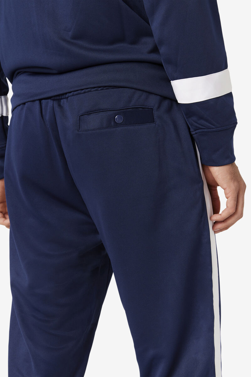 Men's Fila Renzo Pant Pants Navy / White | KZ45DF9h8La