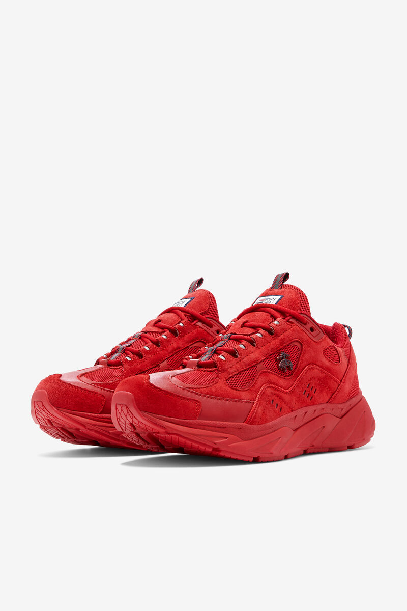 Men's Fila Trigate Red Suede Chunky Sneakers X Brooks Brothers | Fila Sneakers Red / Red / Red | K2j