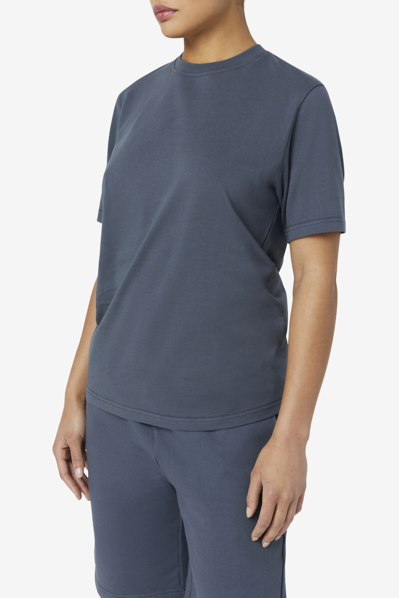 Men's Fila Vinny T Shirts Dark Grey | 4QuvHV8N9FQ