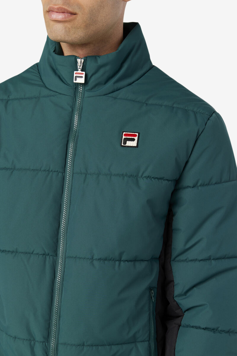 Men's Fila Watson Puffer Jacket Outerwear Black | kGGjgktPjmP