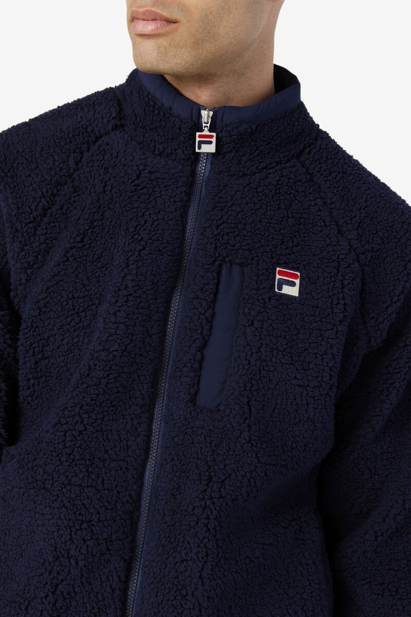 Men's Fila Yuri Jacket Outerwear Navy | Vtlorfd3aSB