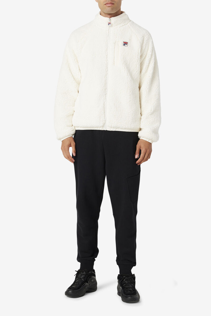 Men's Fila Yuri Jacket Outerwear White | XzsnEKuiscb
