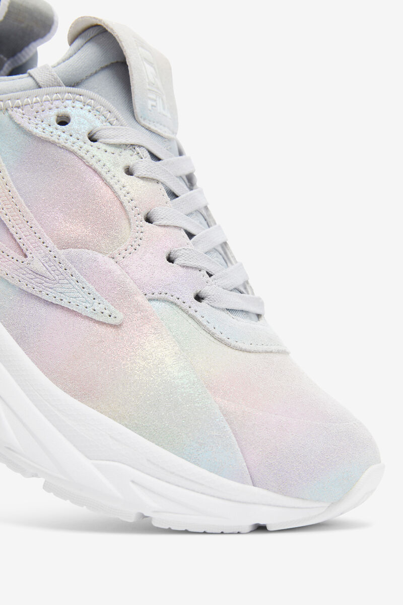 Women's Fila Amore Prism Suede Sneakers Metal Silver / Metal Silver / White | t5UEah7Ny9Q