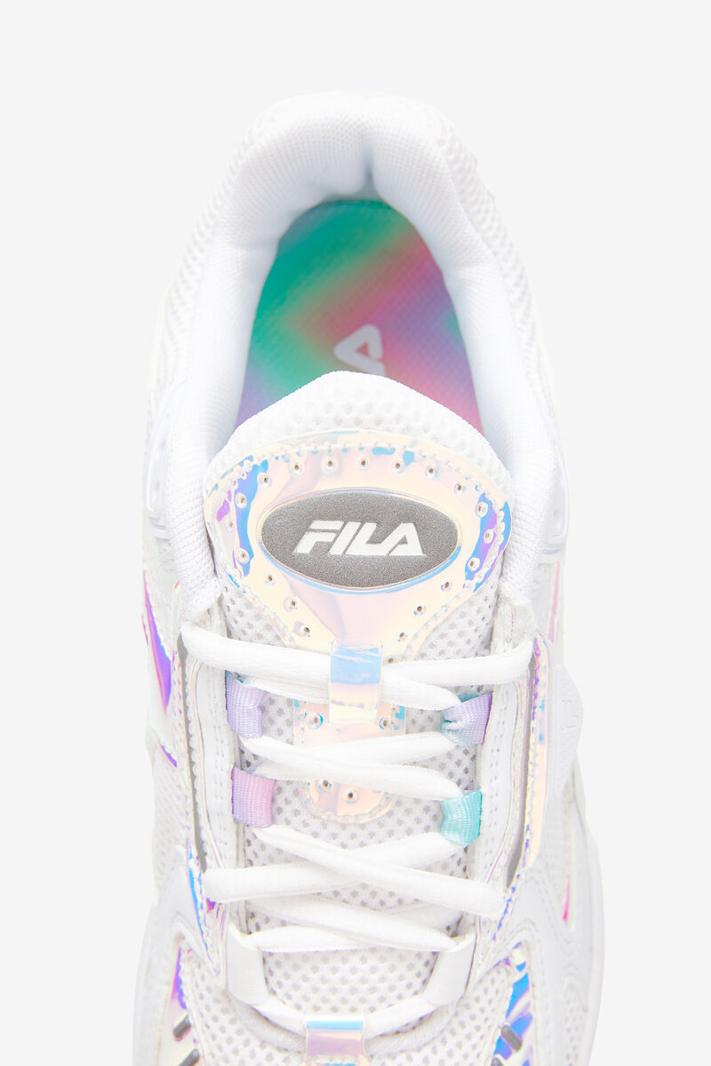 Women's Fila Archive Rjv Iridescent Sneakers White / White | lw9XnMqDwUr