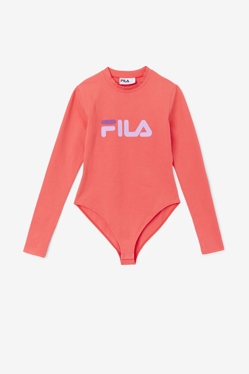 Women\'s Fila Chaya Bodysuit Bodysuits Red | Q3asFT4V2qf