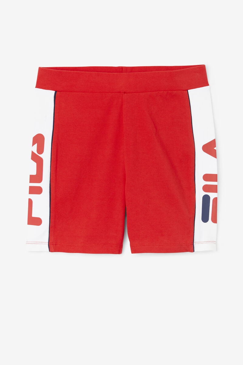 Women\'s Fila Davina Bike Short Shorts Red | ZsZKAca3KCk