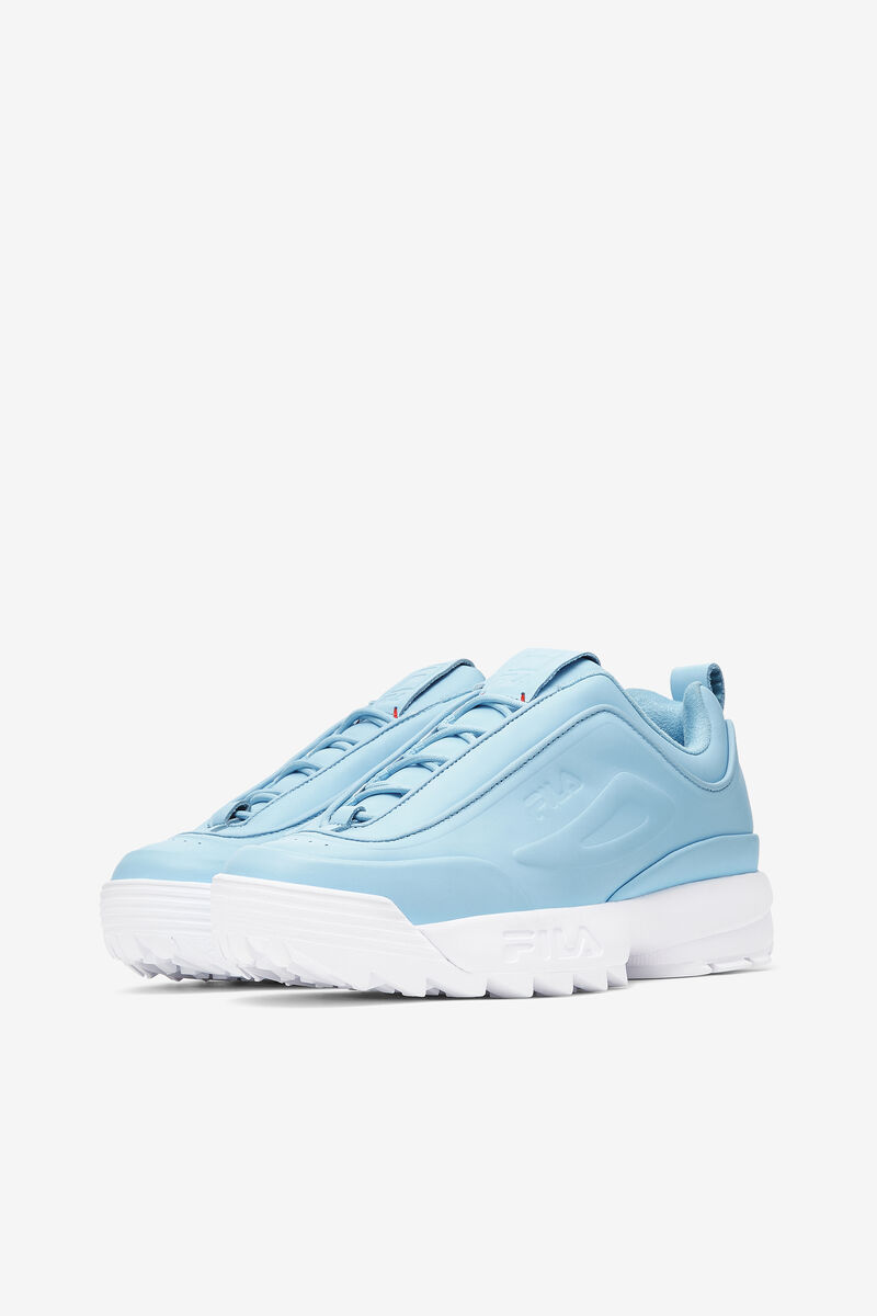 Women's Fila Disruptor Zero Platform Shoes Blue / Blue / White | EciQEemAEJl