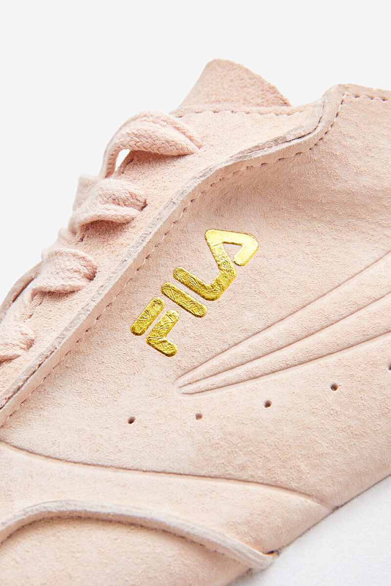 Women's Fila Fila Orbit Deconstructed Sneakers Coral / Metal Gold / White | FD9Helc81cp