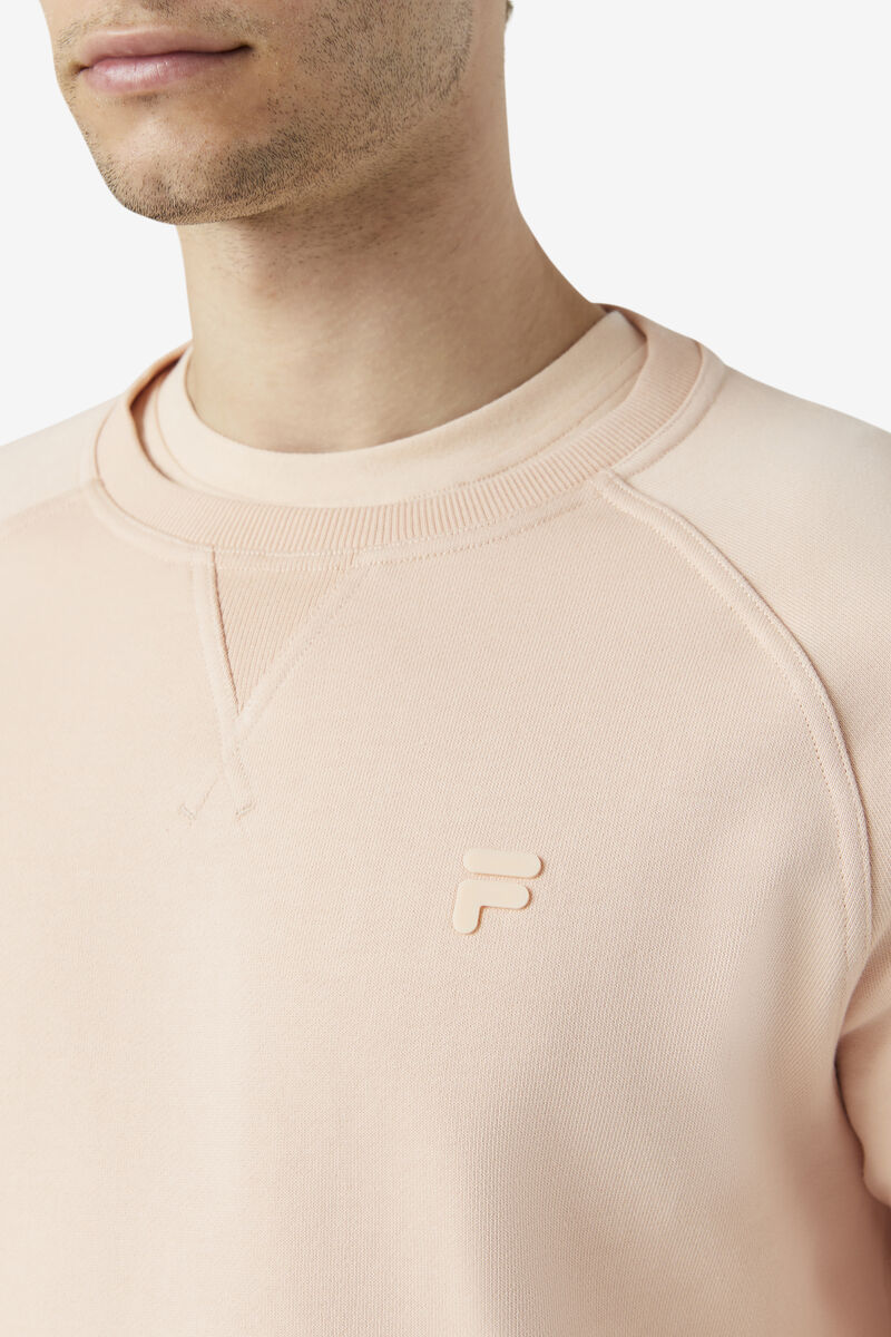 Women's Fila Logan Crewneck Sweatshirts Light Yellow | 9NAe8bbLQGV